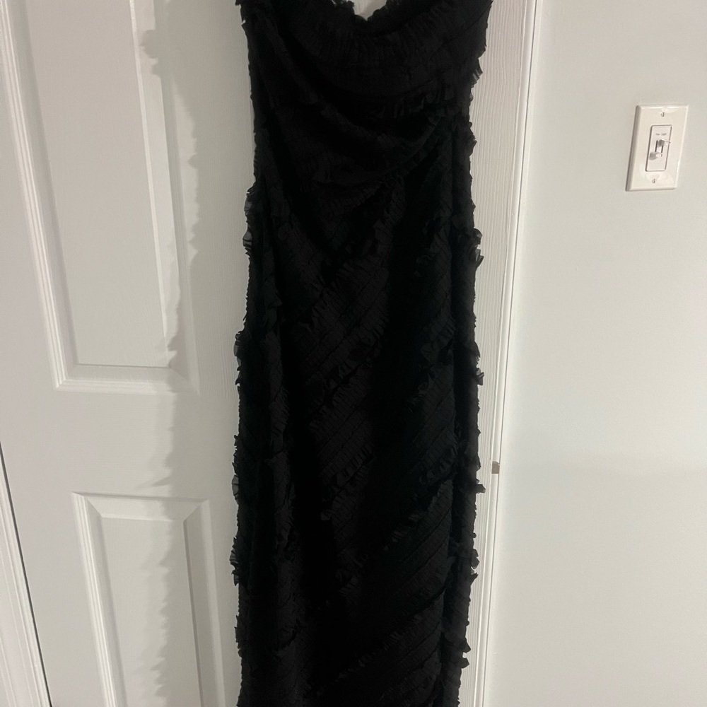 Endless Rose Black Strapless Dress - Picture 4 of 5